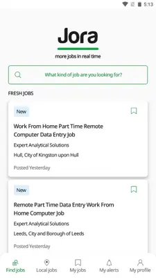 Jora Jobs android App screenshot 0