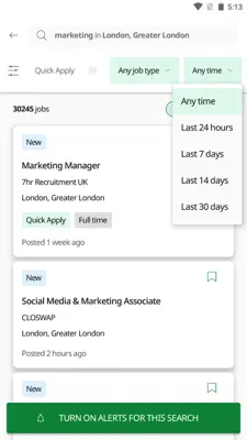 Jora Jobs android App screenshot 9